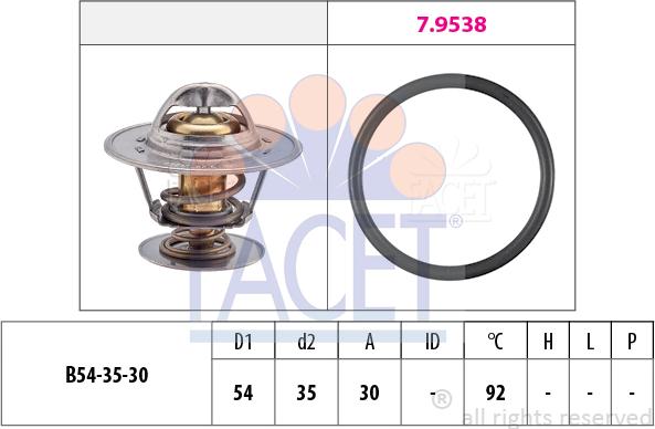 FACET 7.8279 - Thermostat d'eau cwaw.fr