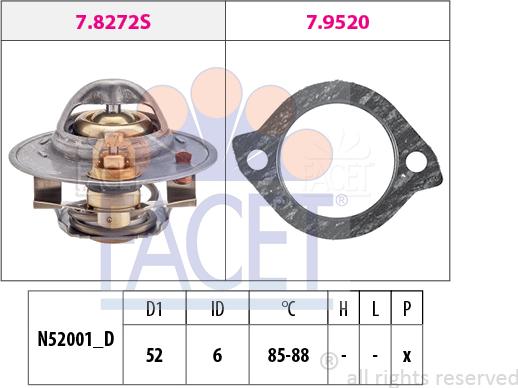 FACET 7.8272 - Thermostat d'eau cwaw.fr