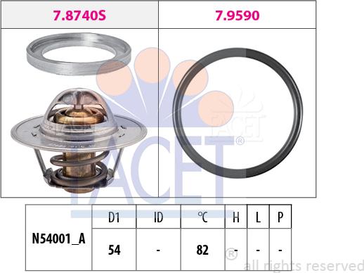 FACET 7.8740 - Thermostat d'eau cwaw.fr