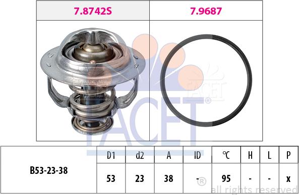 FACET 7.8742 - Thermostat d'eau cwaw.fr