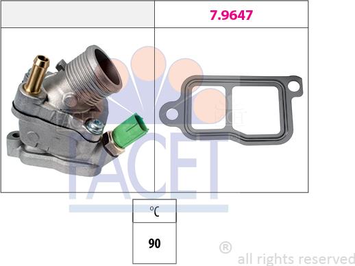 FACET 7.8732 - Thermostat d'eau cwaw.fr