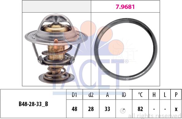 FACET 7.8724 - Thermostat d'eau cwaw.fr