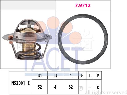 FACET 7.8725 - Thermostat d'eau cwaw.fr