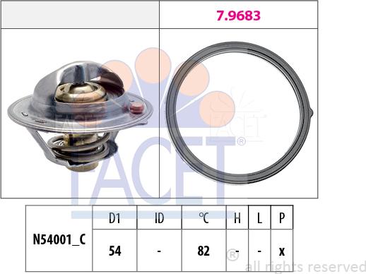 FACET 7.8727 - Thermostat d'eau cwaw.fr