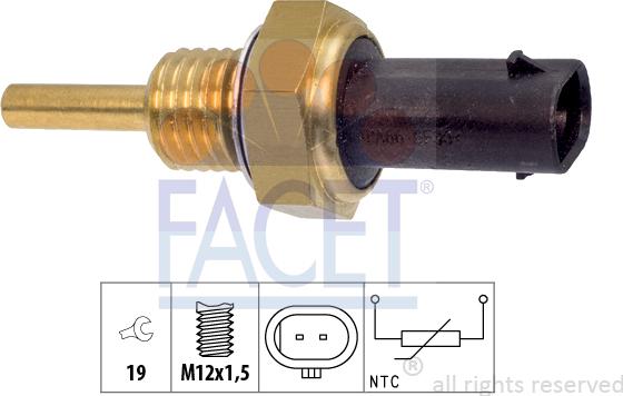 FACET 7.3407 - Sonde de température, liquide de refroidissement cwaw.fr