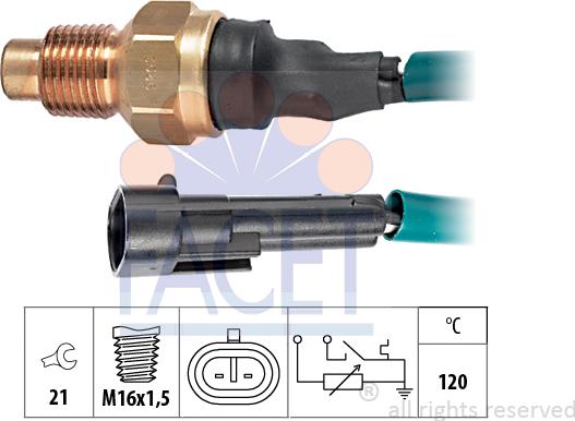 FACET 7.3546 - Sonde de température, liquide de refroidissement cwaw.fr