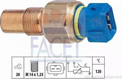 FACET 73516 - Sonde de température, liquide de refroidissement cwaw.fr