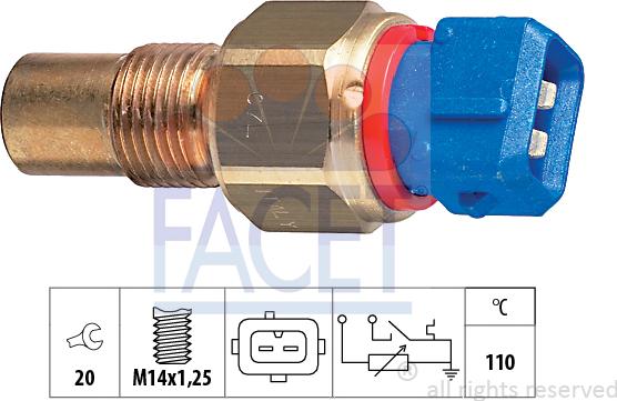 FACET 7.3521 - Sonde de température, liquide de refroidissement cwaw.fr