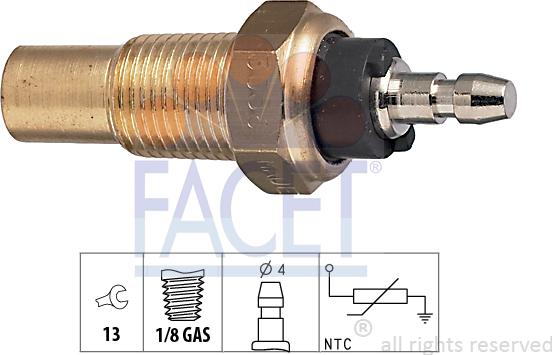 FACET 7.3056 - Sonde de température, liquide de refroidissement cwaw.fr