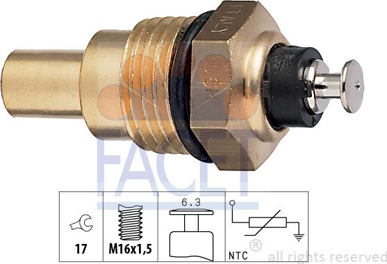 FACET 7.3067 - Sonde de température, liquide de refroidissement cwaw.fr