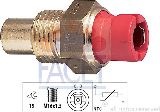 FACET 7.3002 - Sonde de température, liquide de refroidissement cwaw.fr