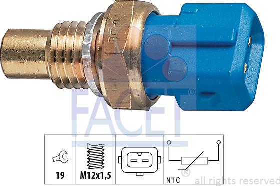 FACET 7.3194 - Sonde de température, liquide de refroidissement cwaw.fr