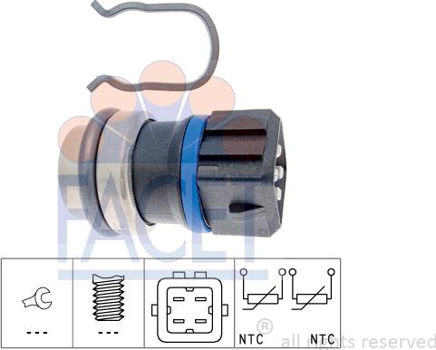 FACET 7.3146 - Sonde de température, liquide de refroidissement cwaw.fr