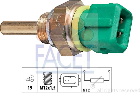 FACET 7.3148 - Sonde de température, liquide de refroidissement cwaw.fr