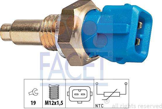 FACET 7.3143 - Sonde de température, liquide de refroidissement cwaw.fr