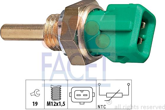 FACET 7.3147 - Sonde de température, liquide de refroidissement cwaw.fr