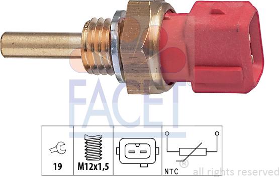 FACET 7.3155 - Sonde de température, liquide de refroidissement cwaw.fr