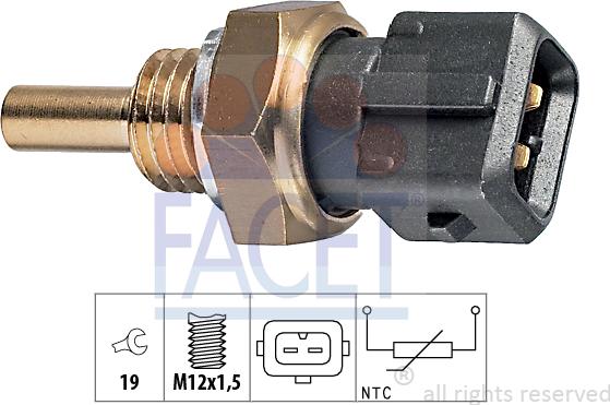 FACET 7.3157 - Sonde de température, liquide de refroidissement cwaw.fr