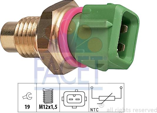 FACET 7.3114 - Sonde de température, liquide de refroidissement cwaw.fr