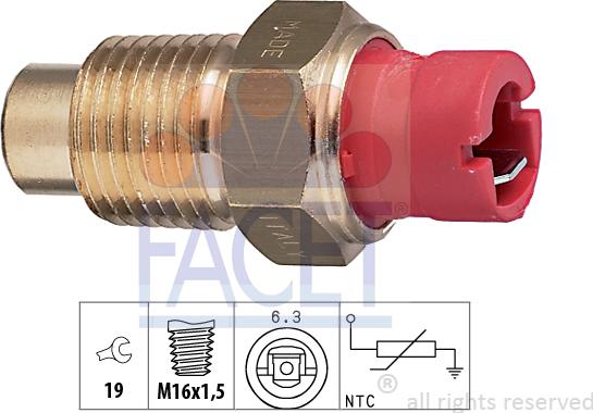 FACET 7.3132 - Sonde de température, liquide de refroidissement cwaw.fr