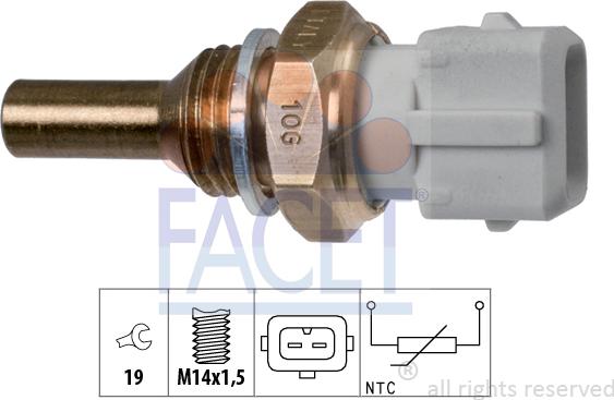 FACET 7.3126 - Sonde de température, liquide de refroidissement cwaw.fr