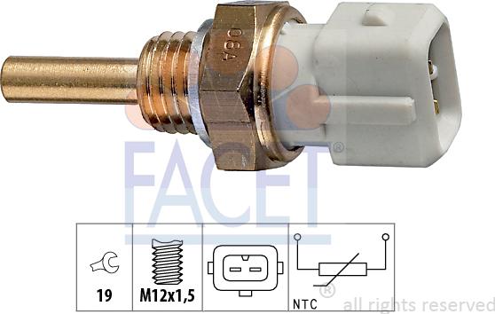 FACET 7.3127 - Sonde de température, liquide de refroidissement cwaw.fr