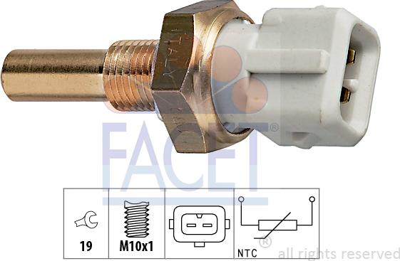 FACET 7.3171 - Sonde de température, liquide de refroidissement cwaw.fr