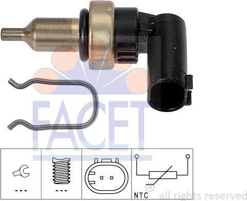 FACET 7.3343 - Sonde de température, liquide de refroidissement cwaw.fr