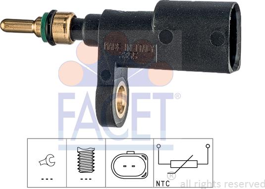 FACET 7.3355 - Sonde de température, liquide de refroidissement cwaw.fr