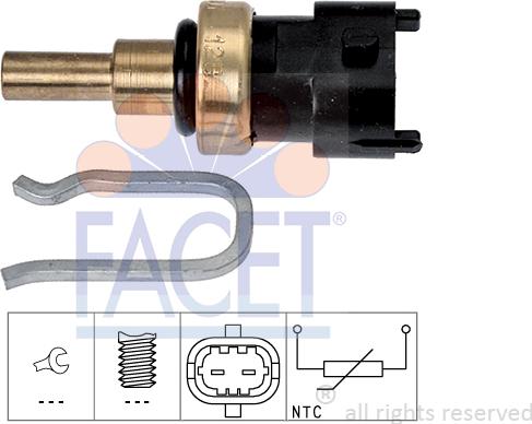 FACET 7.3357 - Sonde de température, liquide de refroidissement cwaw.fr