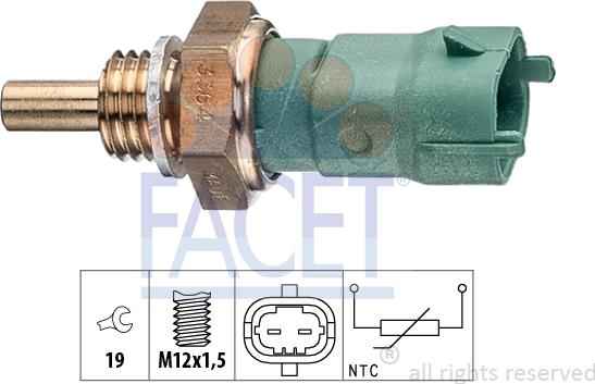 FACET 7.3364 - Capteur, température de carburant cwaw.fr