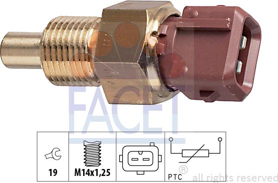 FACET 7.3308 - Sonde de température, liquide de refroidissement cwaw.fr