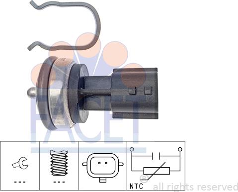 FACET 7.3337 - Sonde de température, liquide de refroidissement cwaw.fr