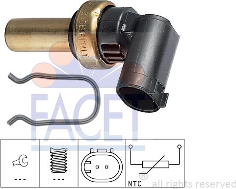 FACET 7.3324 - Sonde de température, liquide de refroidissement cwaw.fr