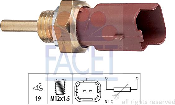 FACET 7.3326 - Sonde de température, liquide de refroidissement cwaw.fr