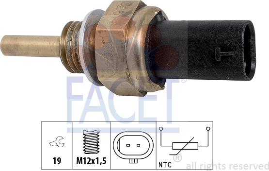 FACET 7.3379 - Sonde de température, liquide de refroidissement cwaw.fr