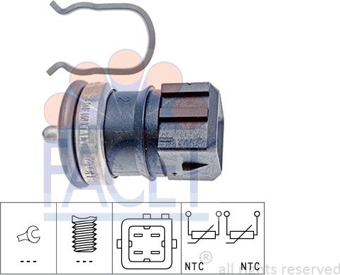 FACET 7.3251 - Sonde de température, liquide de refroidissement cwaw.fr