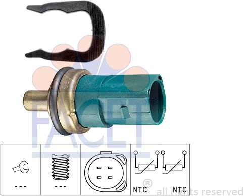 FACET 7.3258 - Sonde de température, liquide de refroidissement cwaw.fr