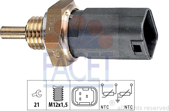 FACET 7.3252 - Sonde de température, liquide de refroidissement cwaw.fr