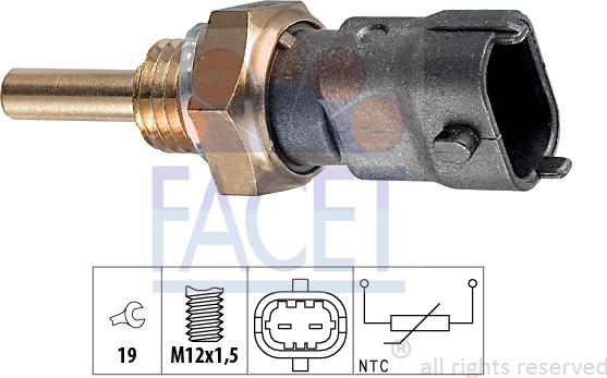 FACET 7.3264 - Sonde de température, liquide de refroidissement cwaw.fr