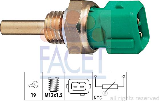 FACET 7.3211 - Sonde de température, liquide de refroidissement cwaw.fr