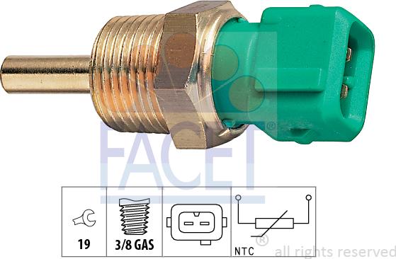 FACET 7.3212 - Sonde de température, liquide de refroidissement cwaw.fr