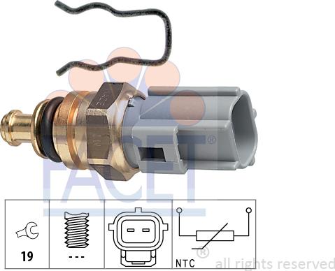 FACET 7.3285 - Sonde de température, liquide de refroidissement cwaw.fr