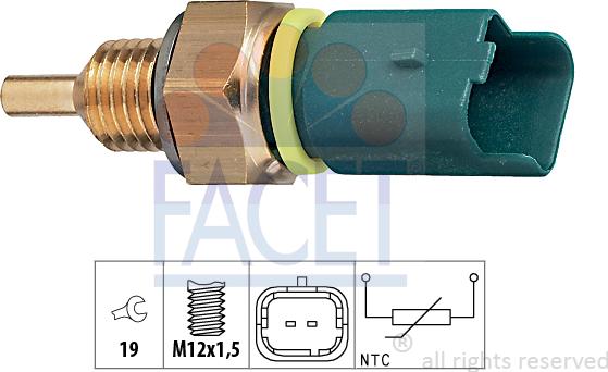 FACET 7.3276 - Sonde de température, liquide de refroidissement cwaw.fr