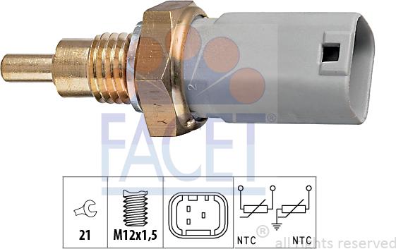 FACET 7.3277 - Sonde de température, liquide de refroidissement cwaw.fr