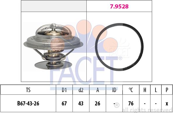 FACET 7.7996 - Thermostat d'eau cwaw.fr