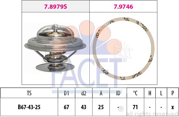 FACET 7.7942 - Thermostat d'eau cwaw.fr