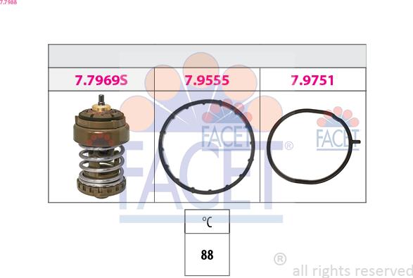 FACET 7.7988 - Thermostat d'eau cwaw.fr