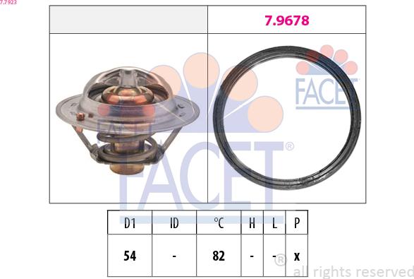 FACET 7.7923 - Thermostat d'eau cwaw.fr