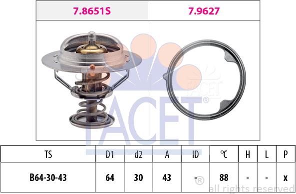 FACET 7.7979 - Thermostat d'eau cwaw.fr